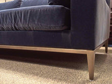 Restoration Hardware 'Italia Track Arm' Sofa in 'Indigo'