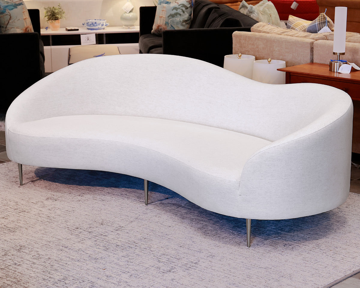 CB2 Curvo 96.5" Sofa by Goop