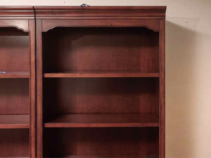 Cherry 2 Shelf Bookcase with 2 Doors