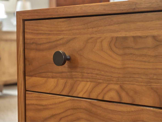Gat Creek 'Gerard' 3 Drawer Walnut Nightstand