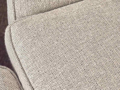 Lee Industries  Beige Upholstered Chair & Ottman On Casters