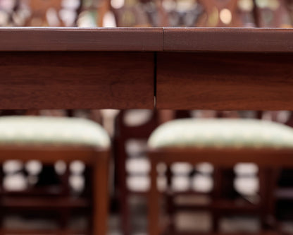 Lexington Furniture Mahogany Dining Table and 8 Chippendale Chairs