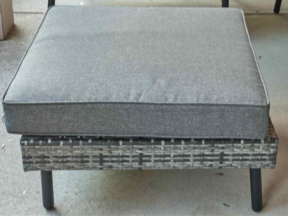 Three Season Gray Wicker Outdoor Sofa & Chair Set