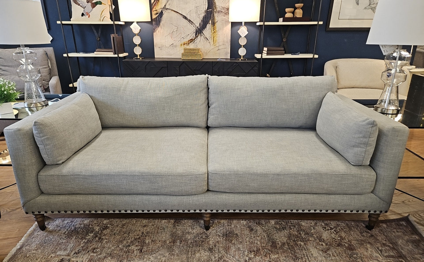 Four Hands for Pottery Barn 'Tallulah' Sofa in Light Grey