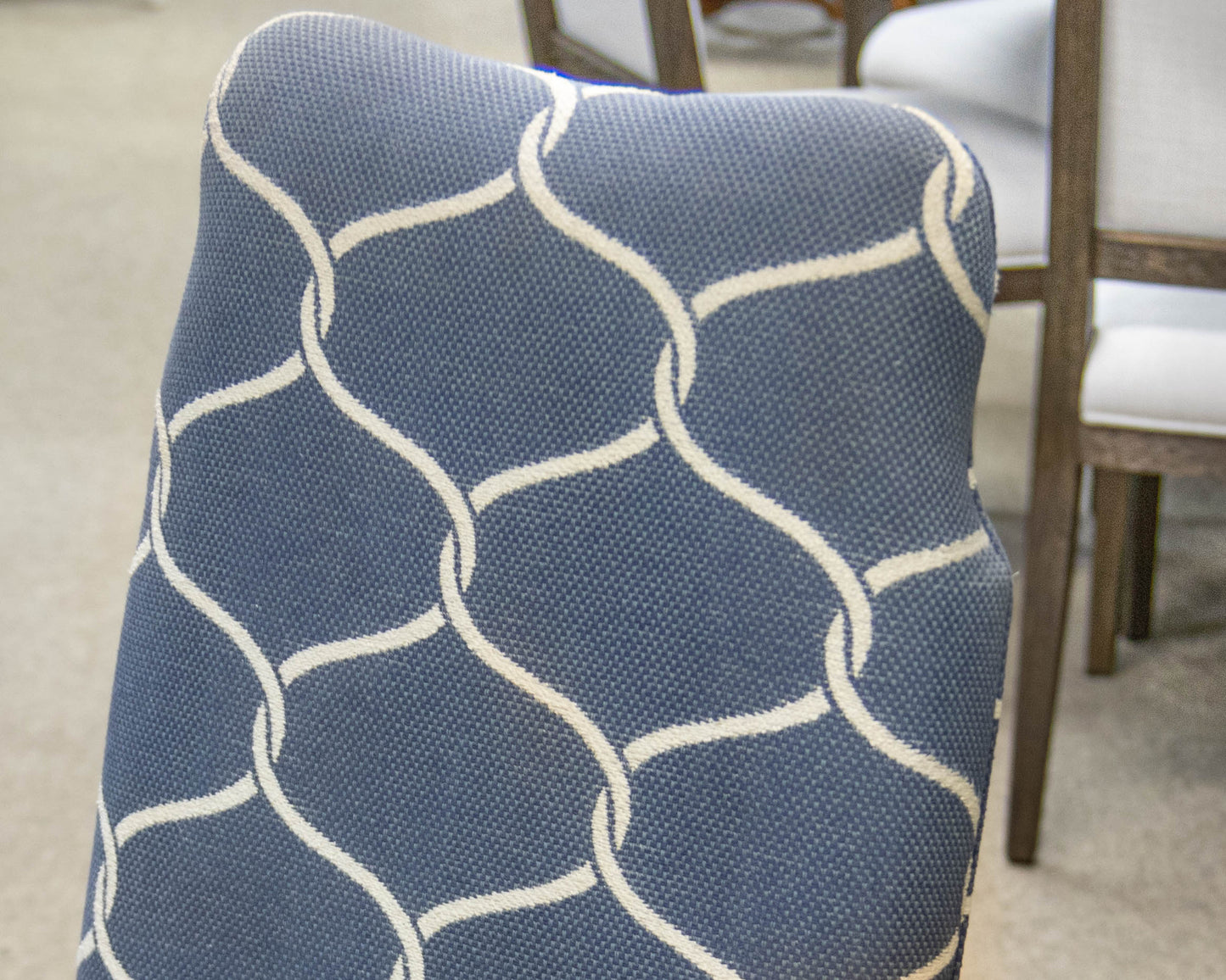 Set of Eight Burlwood Dining Chairs