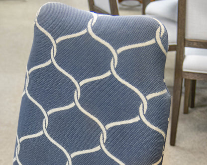 Set of Eight Burlwood Dining Chairs