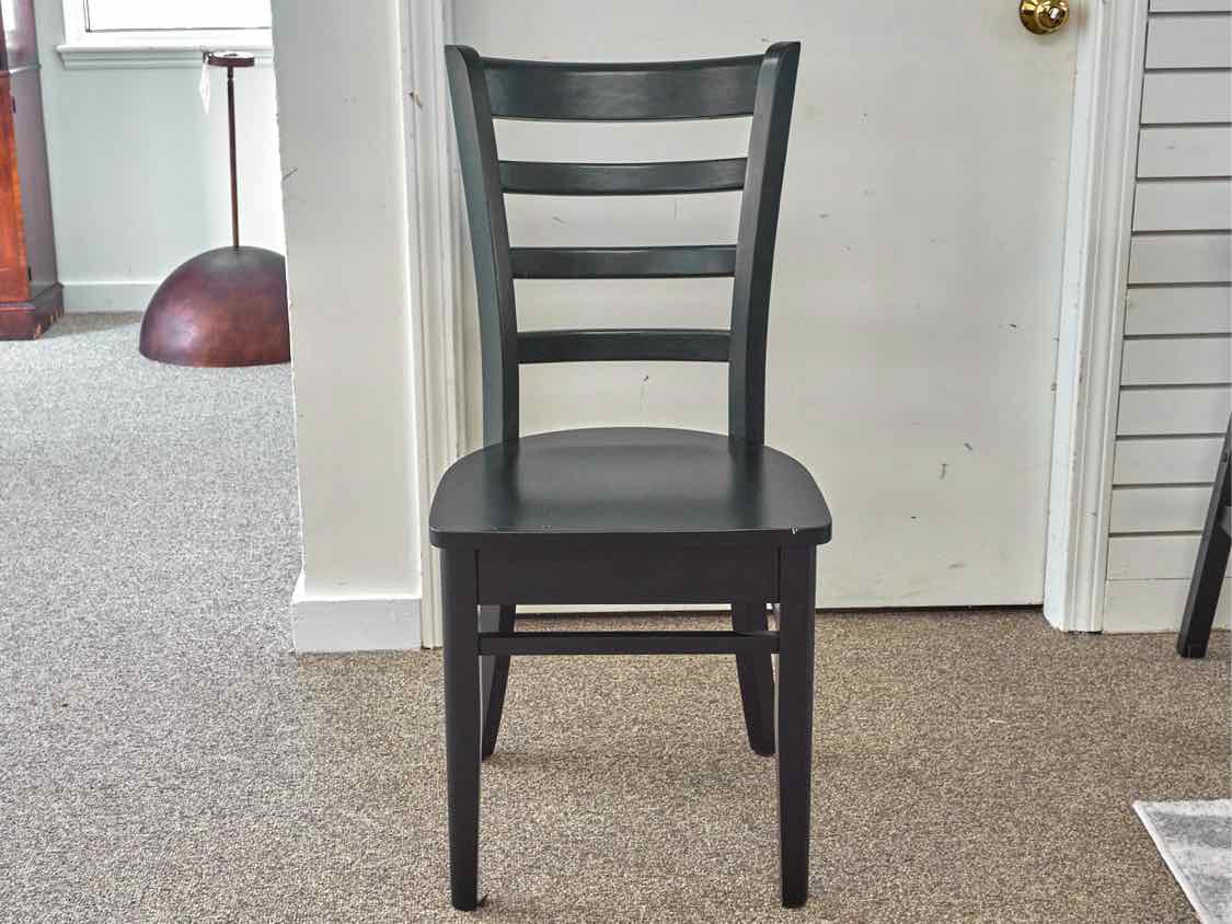 Set of 4 Emily Dining chairs in Black Finish