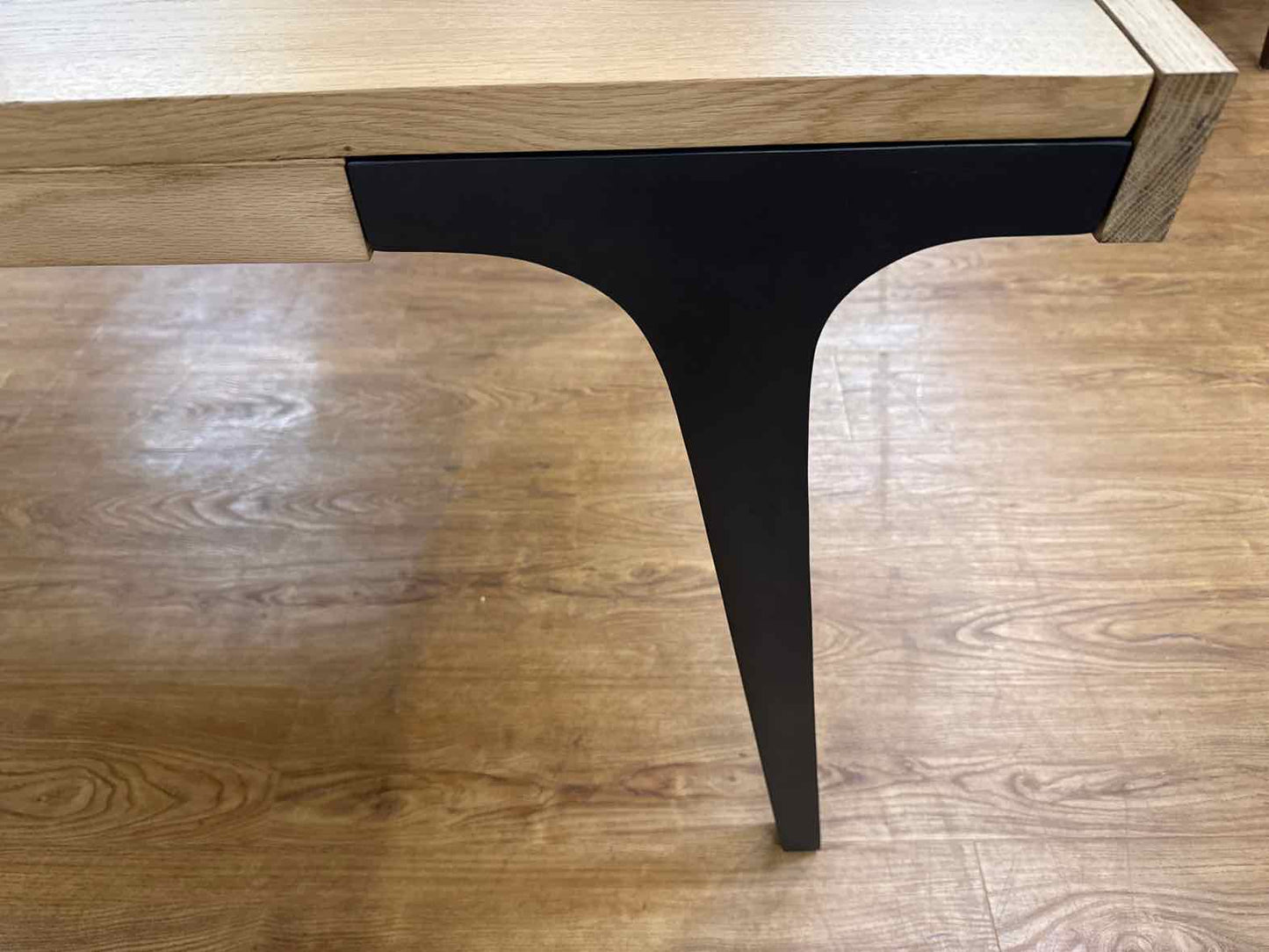 Crate & Barrel 'Lakin' White Oak Dining Table