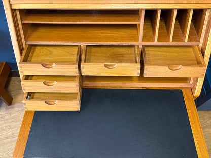 Sun Cabinet Company Roll Top Secretary Desk
