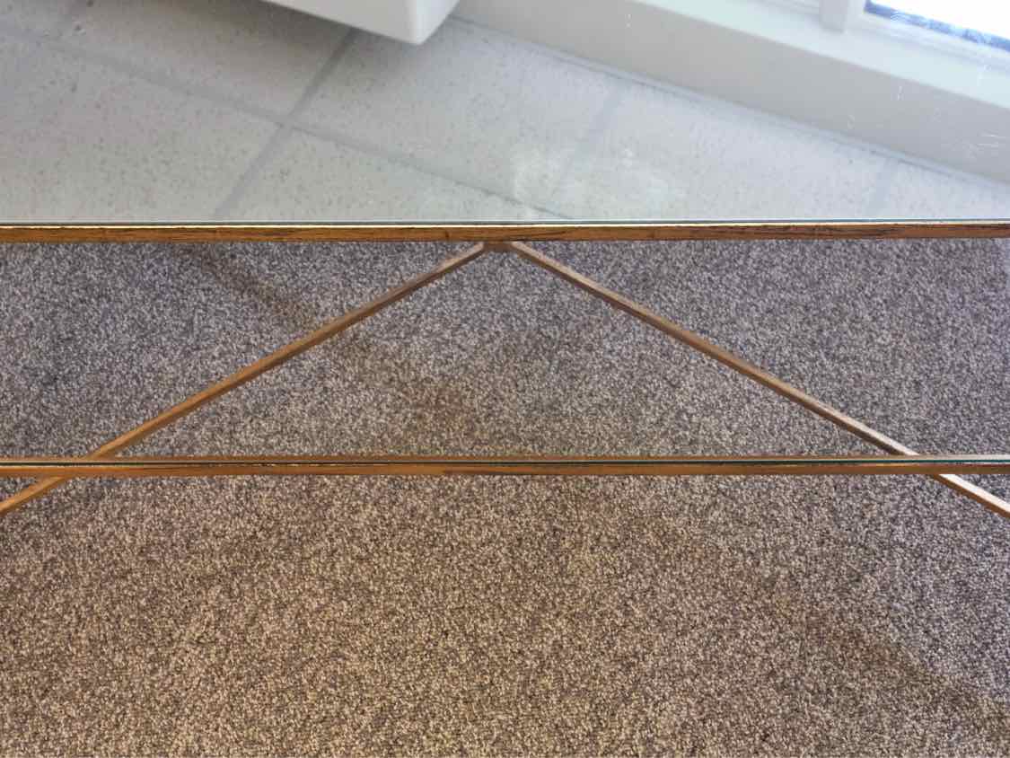 Uttermost 'Henzler' Brass Cocktail Table
