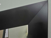 Black Contemporay Floor Mirror