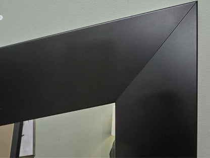 Black Contemporay Floor Mirror