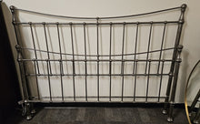 Ethan Allen 'Danby' Powder-Coated Iron King Bed