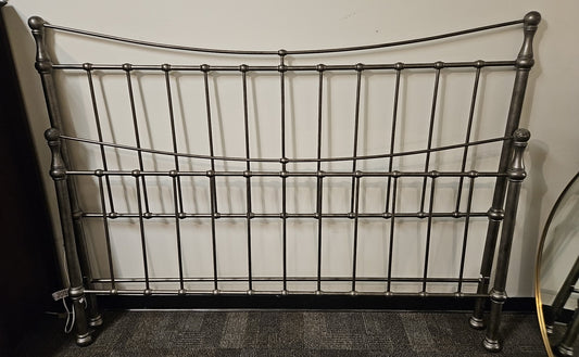 Ethan Allen 'Danby' Powder-Coated Iron King Bed