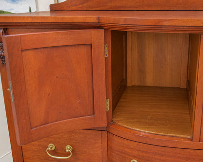 Solid Mahogany Huntboard with Ball & Claw feet