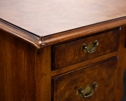 Hekman Burled Walnut Desk