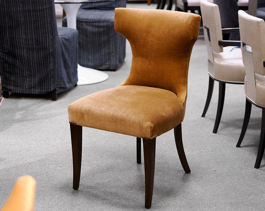 Set of 8 Velvet Dining Room Chairs