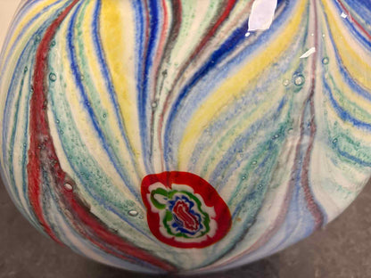 Murano-Style Blown Glass Vase
