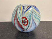 Murano-Style Blown Glass Vase
