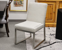 Set of 4 Century Furniture Iris Stainless Steel Dining Side Chair