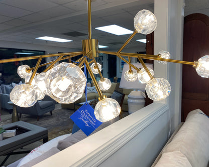 RH 'Boule De Cristal'  Glass Round Clear Chandelier