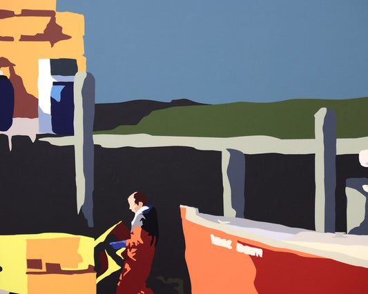 Alan Claude Portsmouth Framed Coastal Scene