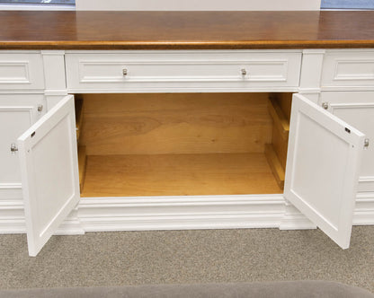 Solid Wood Two Tone Sideboard