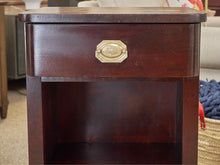 Solid Cherry Two Drawer Nightstand