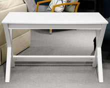 White Desk With Drop Down Drawer