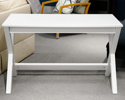 White Desk With Drop Down Drawer