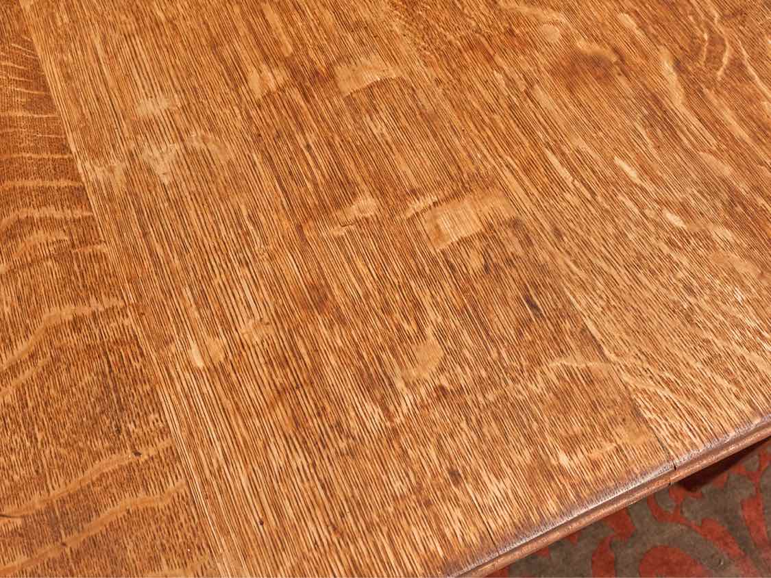 Antique Oak Accent Library Table