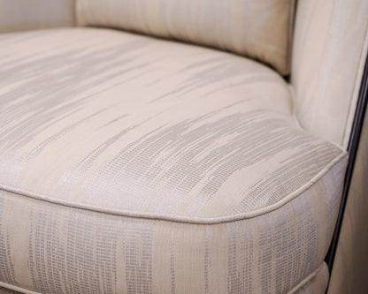 Pair of Bolier Upholstered Slipper Chairs
