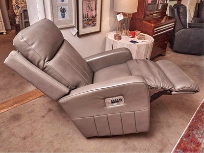 La-Z-Boy  'Finley' GrayTaupe Leather Power Rocker/Swivel Recliner
