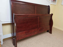 Dark Cherry Queen Sleigh Bed