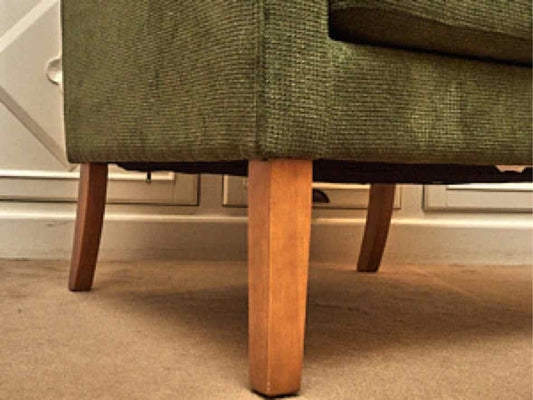 'Forest Fir Green' Upholstered  Accent Chair