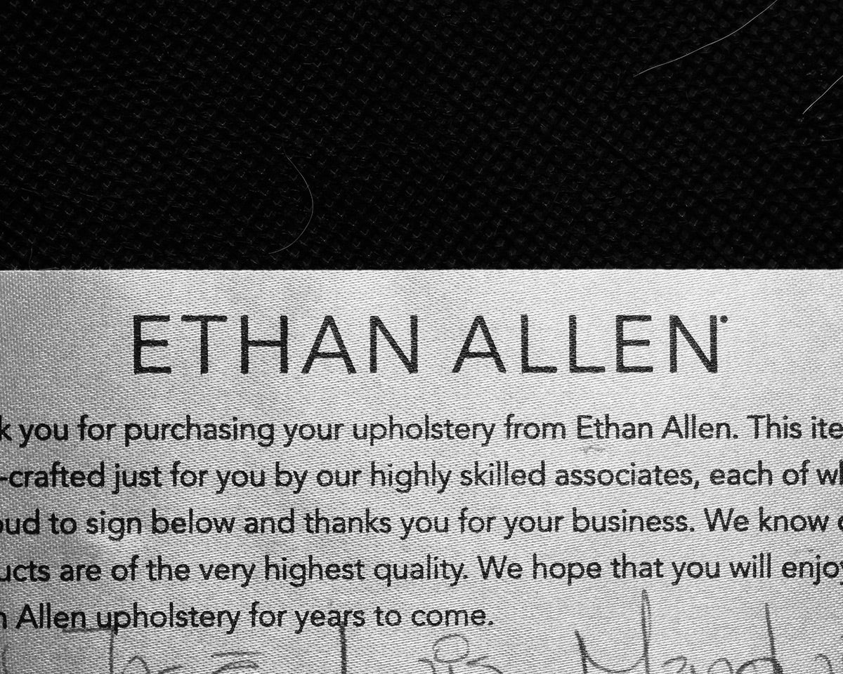 Set of 6 Ethan Allen Skirted Dining Chairs