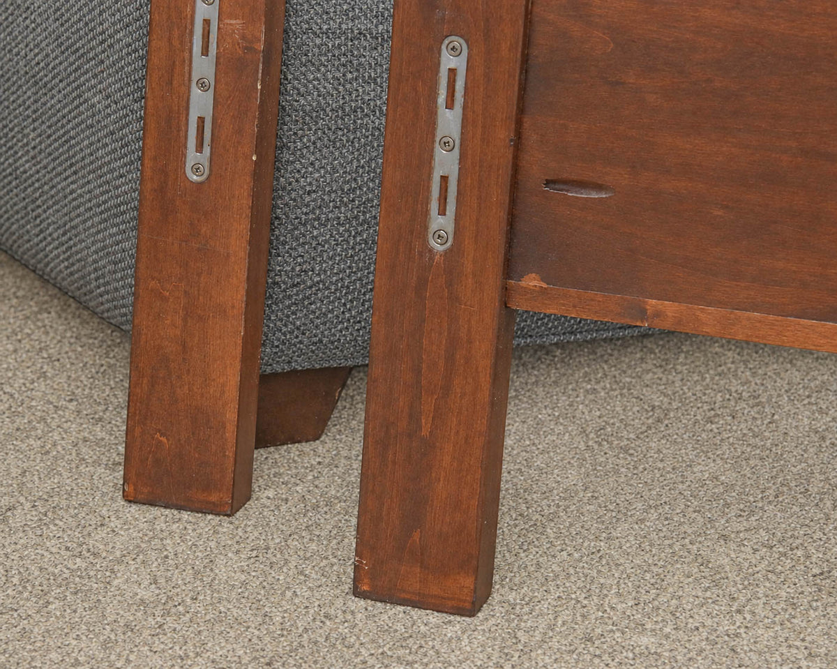 Mission Style Cherry King Bed