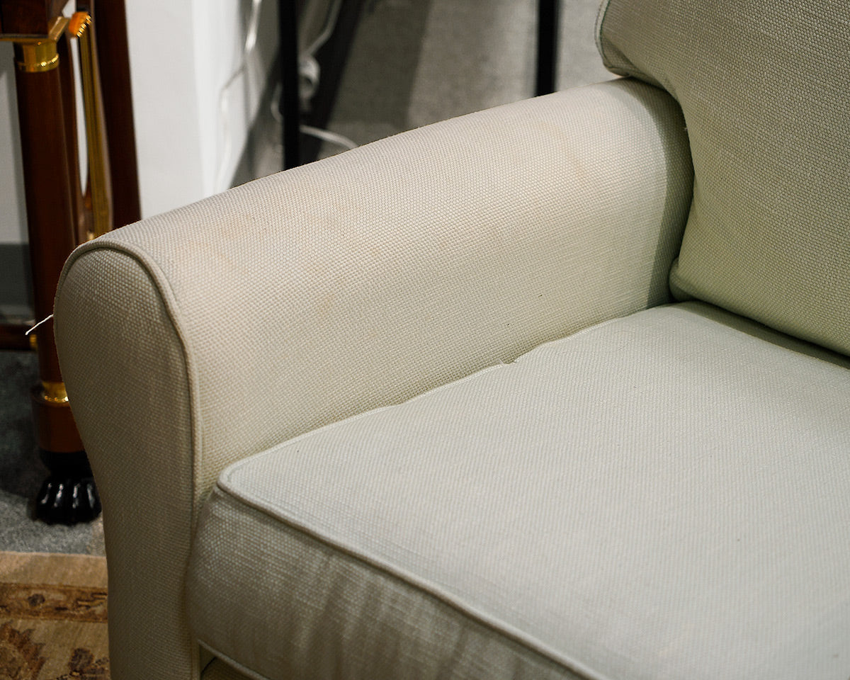 Robins Egg Blue Rocker and Ottoman