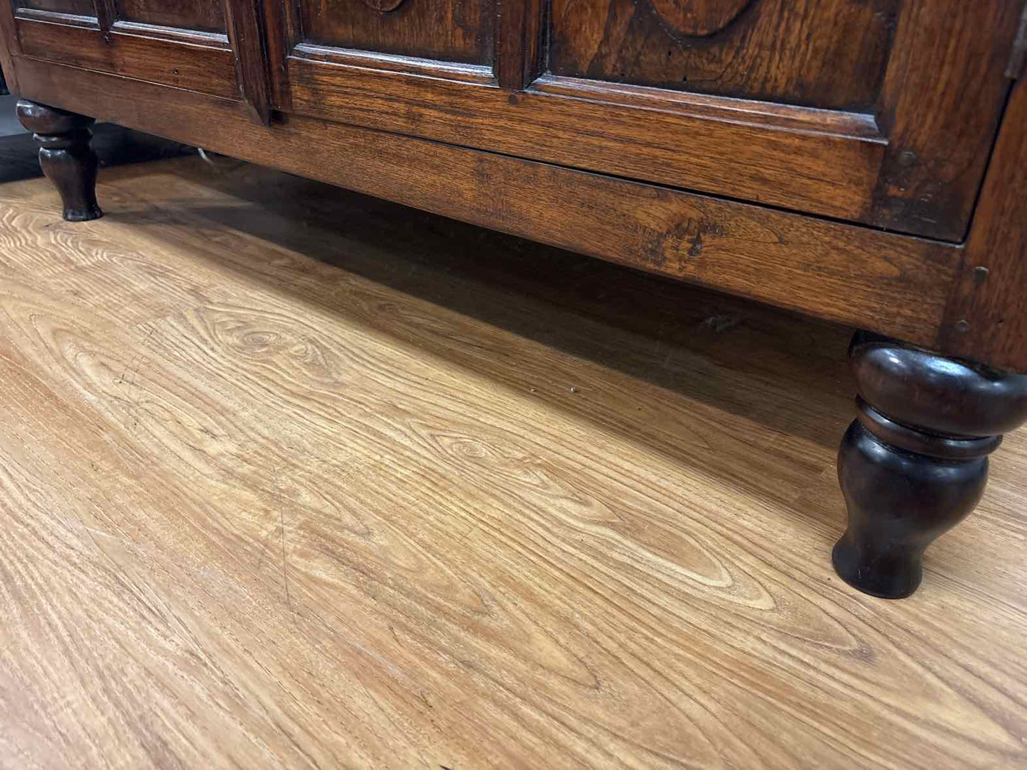 Rustic Wooden Display Cabinet