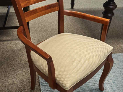 Stanley Expanding Dining Table & Set of 6 Chairs in Cherry