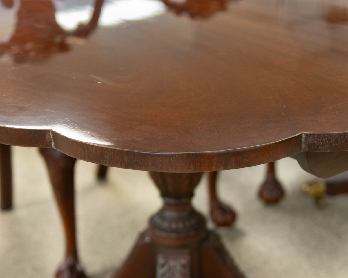 Kindel Mahogany Dining Table & Set of Six Chairs