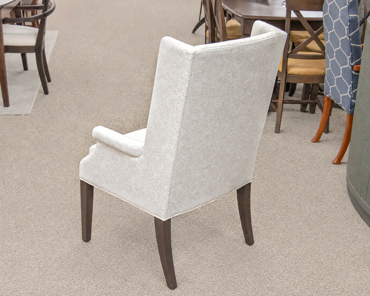 Pair of Ethan Allen 'Yves' Host Wing Chairs