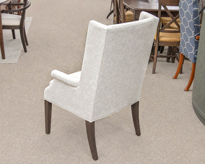 Pair of Ethan Allen 'Yves' Host Wing Chairs