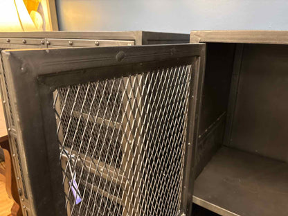 RH Vintage Industrial Steel Cabinet