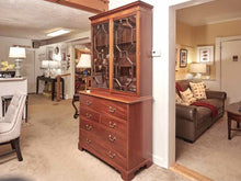 Baker Mahogany 2 Piece  Secretary Desk with Drop Down Desk