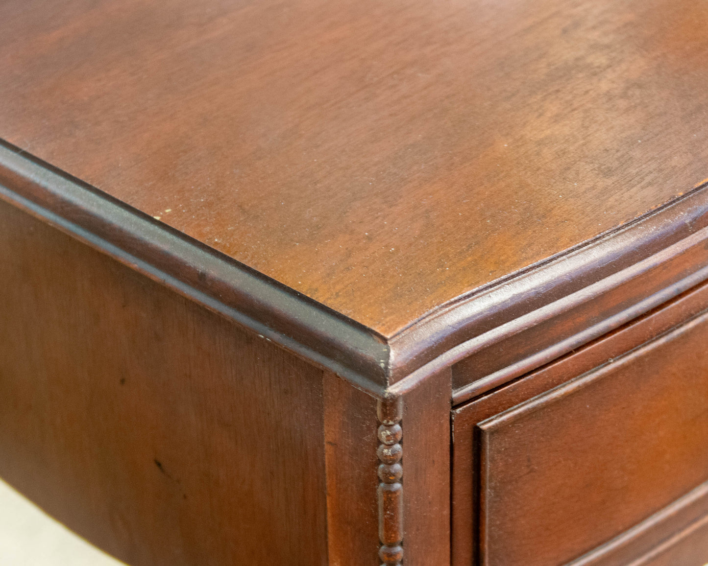 Solid Mahogany One Drawer Nightstand