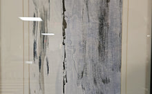 'At the Dawn B' Abstract with Distressed Black Frame
