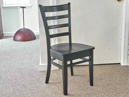 Set of 4 Emily Dining chairs in Black Finish