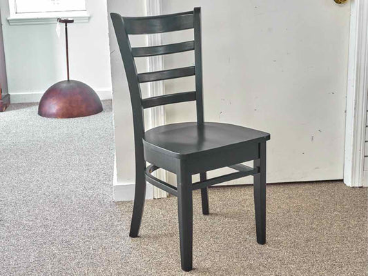 Set of 4 Emily Dining chairs in Black Finish