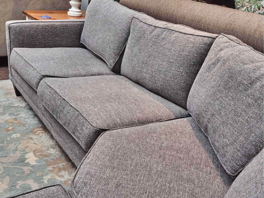 Boston Interiors 3-Piece Curved GreyFlex Upholstered Sectional